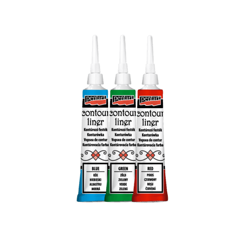 Üvegfesték kontúr 20ml limetta