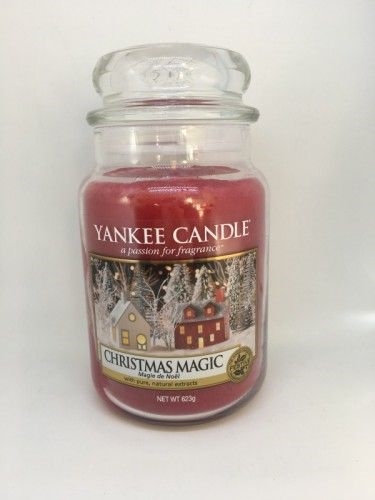 Christmas Magic nagy üveggyertya