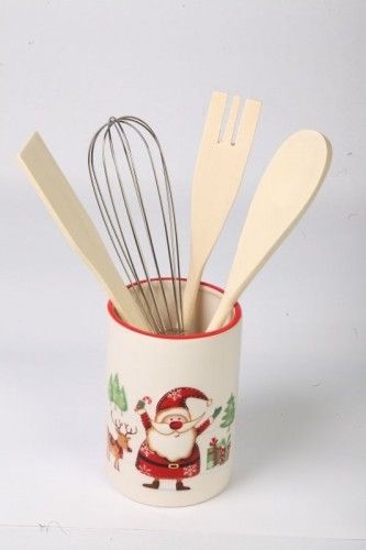 Karácsonyi kerámia, Konyhai tároló eszközökkel