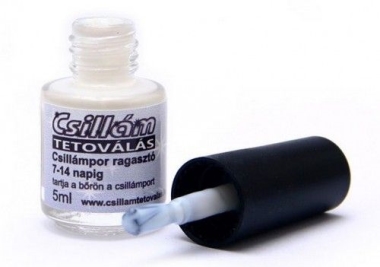 Csillámpor ragasztó, 5ml