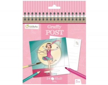 24 db-os színezhető képeslap - Táncosok