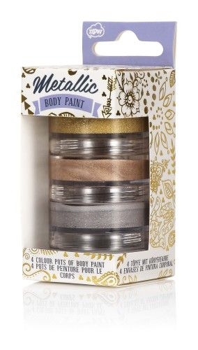 Metál testfesték szett