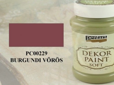 Dekorfesték 500ml - Burgundi vörös