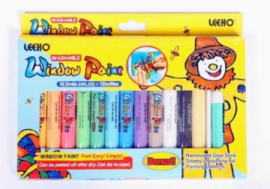 Üvegmatrica festék készlet - bohócos 12x10,5 ml