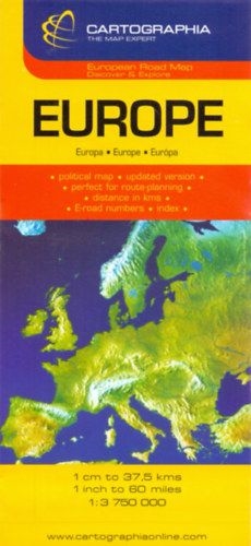 Európa autótérkép 1:3750000