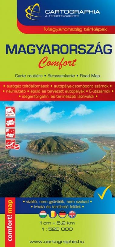 Magyarország Comfort térkép