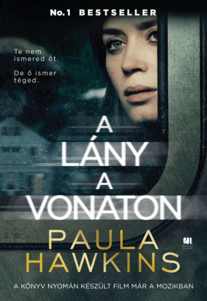 A lány a vonaton - filmes borítóval