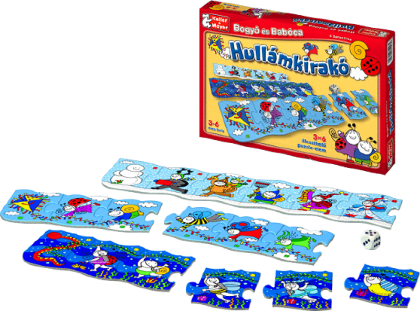 Bogyó és Babóca - Hullámkirakó (puzzle)