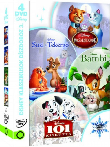 Disney klasszikusok díszdoboz 3. - 4 DVD