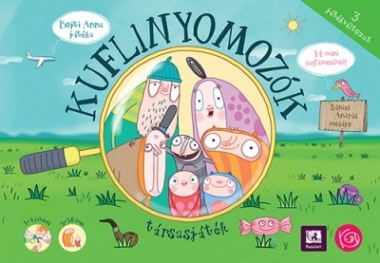 Kuflinyomozók társasjáték - 14 mini kuflimesével