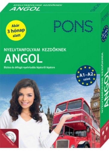 PONS Nyelvtanfolyam kezdőknek - Angol (könyv+CD)