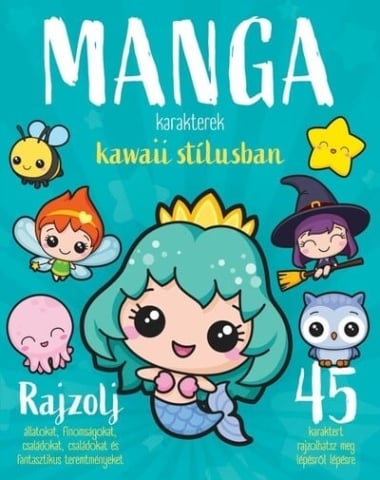 Manga karakterek kawaii stílusban