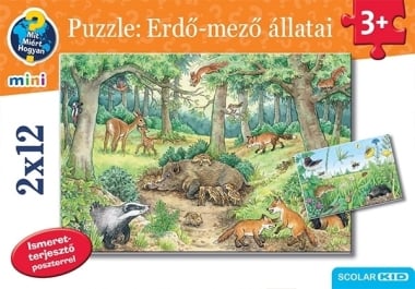 Puzzle: Erdő-mező állatai