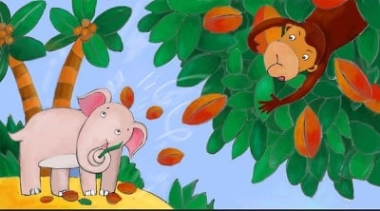 Az elefánt reggelije - Diafilm