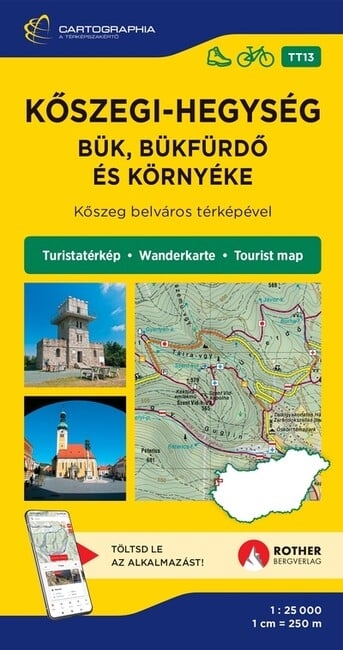 Kőszegi-hegység turistatérkép [TT13]