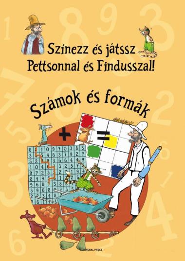 Színezz és játssz Pettsonnal és Findusszal! - Számok és formák