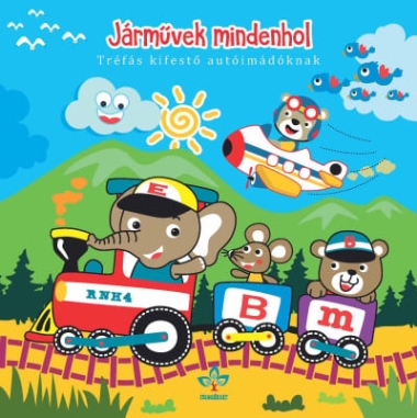 Járművek mindenhol – Tréfás kifestő autóimádóknak