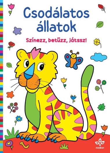 Csodálatos állatok – Színezz, betűzz, játssz!