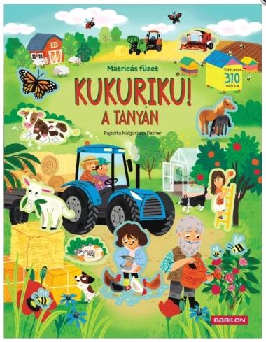 KUKURIKÚ! A TANYÁN - Matricás füzet