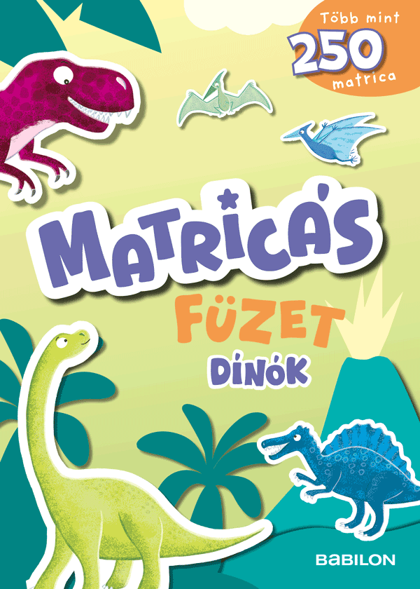 Matricás füzet - Dínók
