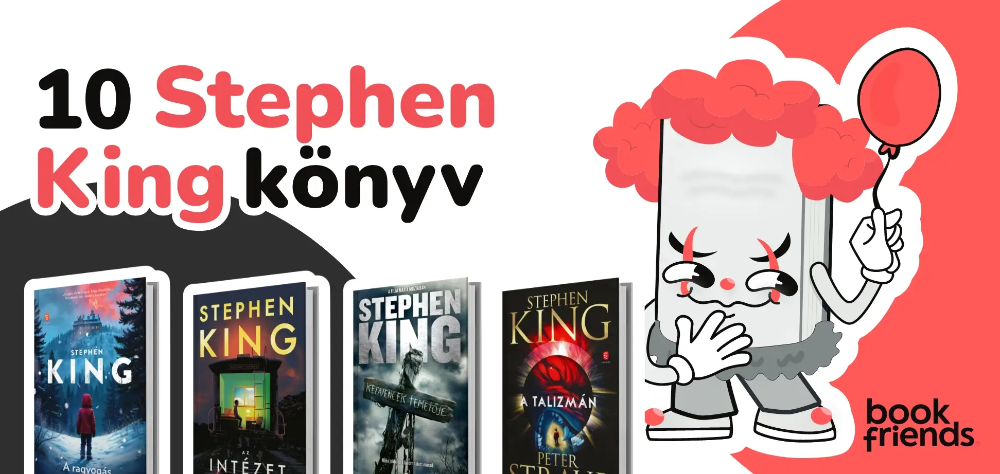 10 hátborzongató Stephen King könyv