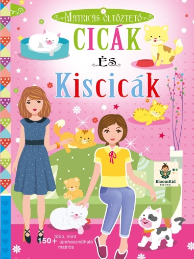 Cicák és Kiscicák - Matricás öltöztető