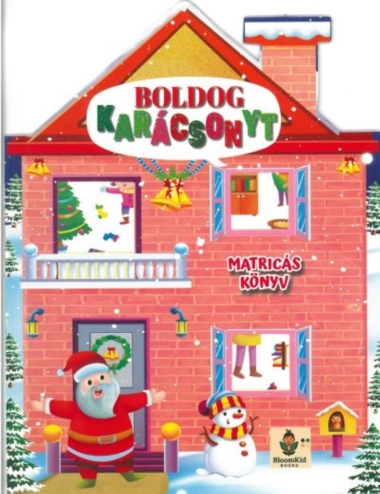 Boldog karácsonyt - Matricás könyv