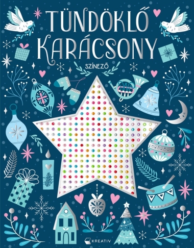 Tündöklő karácsony - színező