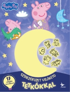 Színezőfüzet világító tetkókkal – Peppa malac