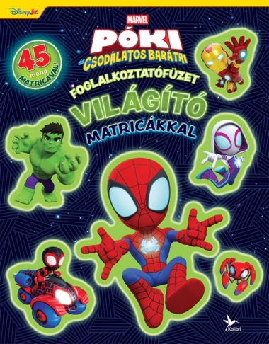 Foglalkoztatófüzet világító matricákkal - Póki