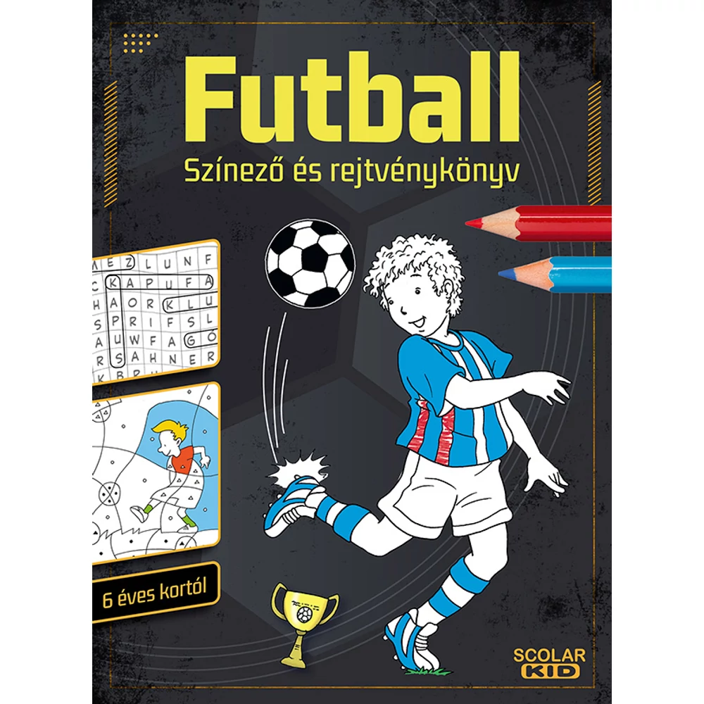 Futball – Színező és rejtvénykönyv