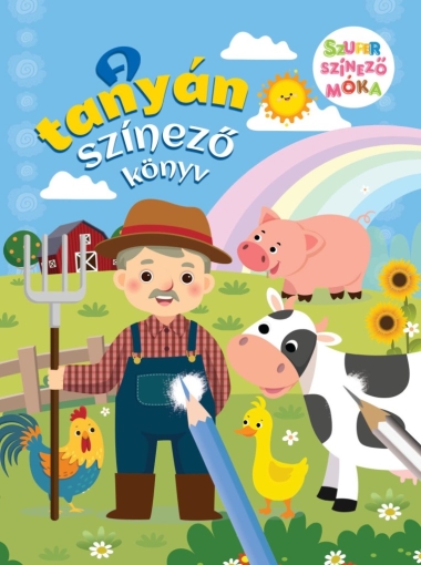 A tanyán - 
színező könyv