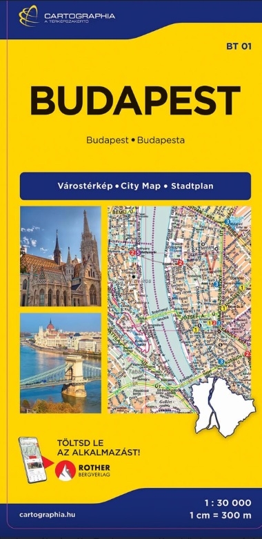 Budapest Extra (keményborítós) térkép 2026