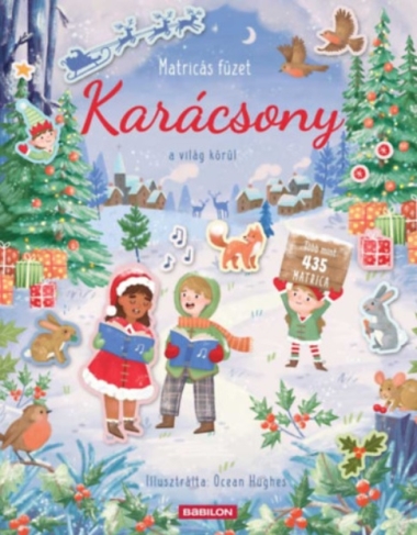 Karácsony a világ körül - Matricás füzet