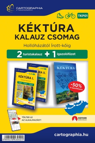 Kéktúra Kalauz csomag - Hollóházától Írott-kőig