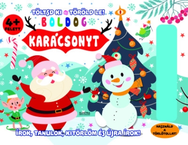 Boldog karácsonyt - Töltsd ki és töröld le!