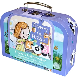 Pitypang és Lili - bőröndös puzzle